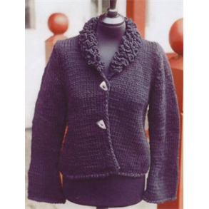 KORT JAKKE MED HEKLET 